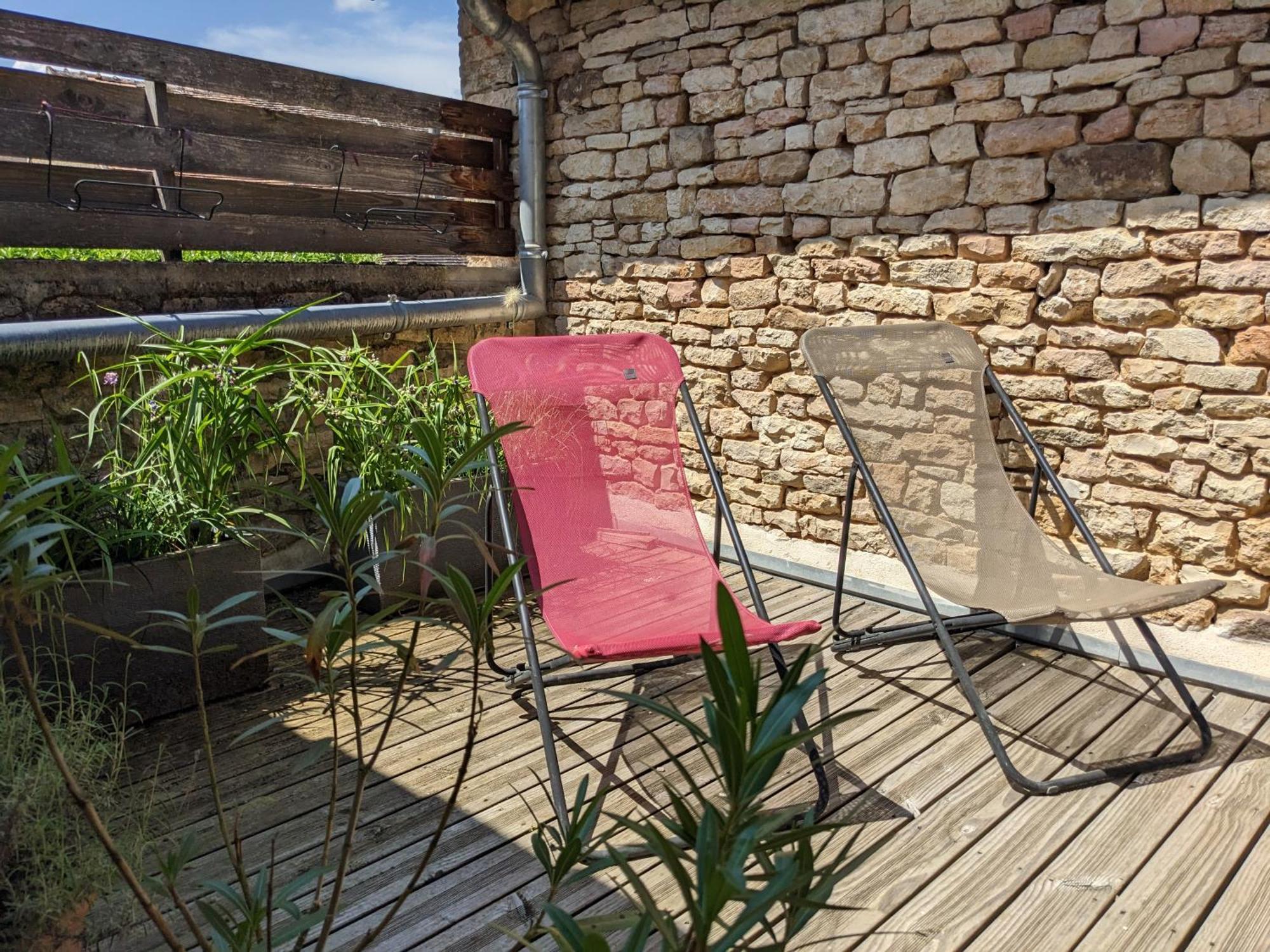 Saint-Gengoux-le-National La Terrasse - Old Winemaker'S Cottage In St Gengoux מראה חיצוני תמונה